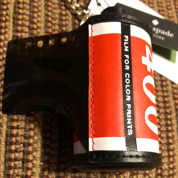 NWT-Kate Spade-SET-Picture This-Camera📷Wristlet & Film Roll🎞️Bag Charm/Keychain - Picture 12 of 16